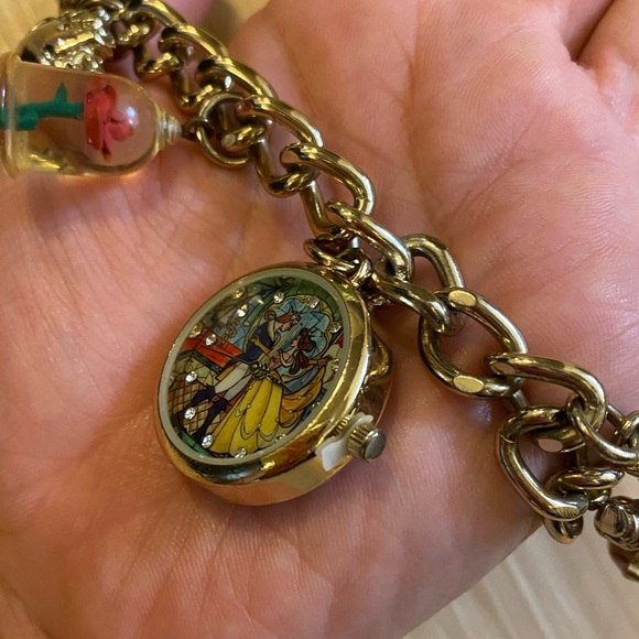 Beauty and the Beast Watch Charm Bracelet - Picture 4 of 6